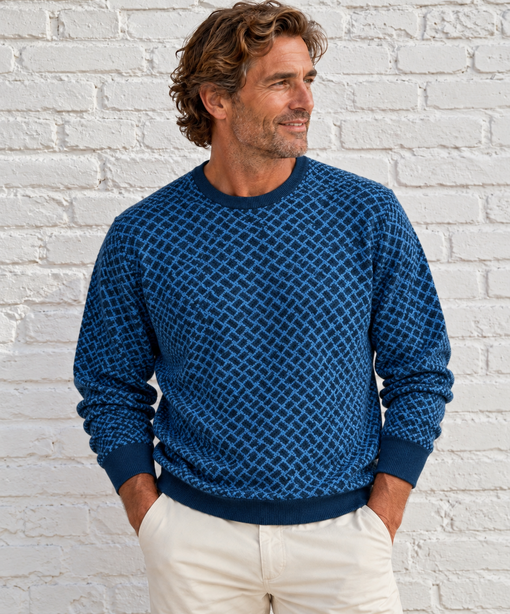 DRUMOHR, Scotland, 100% Cashmere Pullover, Men L, NP: 580€