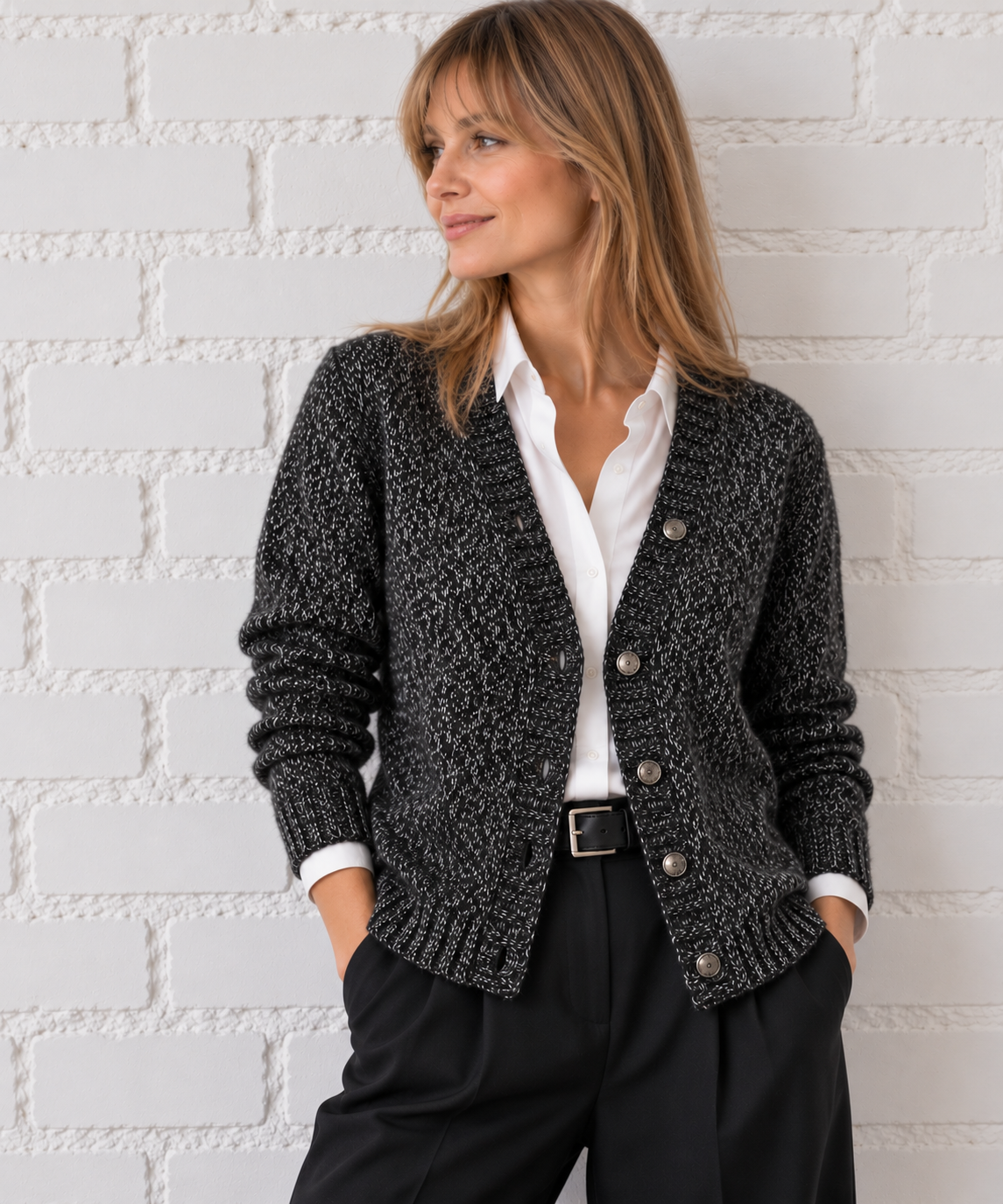 CINCINNATI, Italy, Cardigan 100% Cashmere, Women S, NP: ca. 250€