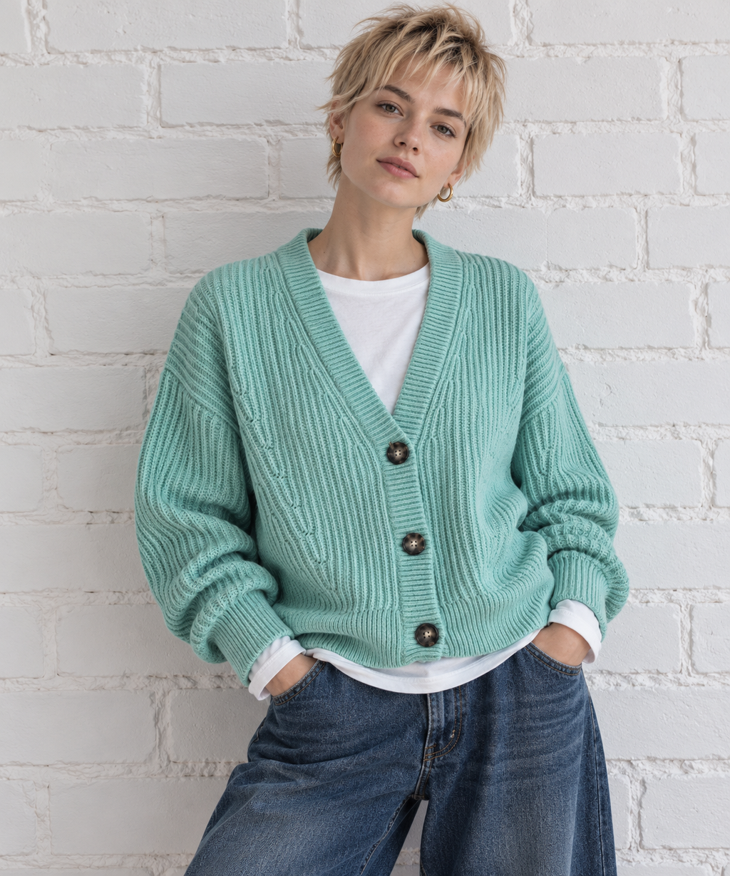 JAKE's Cardigan 100% Cashmere, Women S - M, NP: ca. 200€