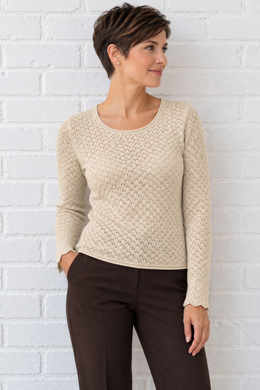 TRIESTE, Italy 100% Cashmere Pullover, Women S-M, NP: 179€