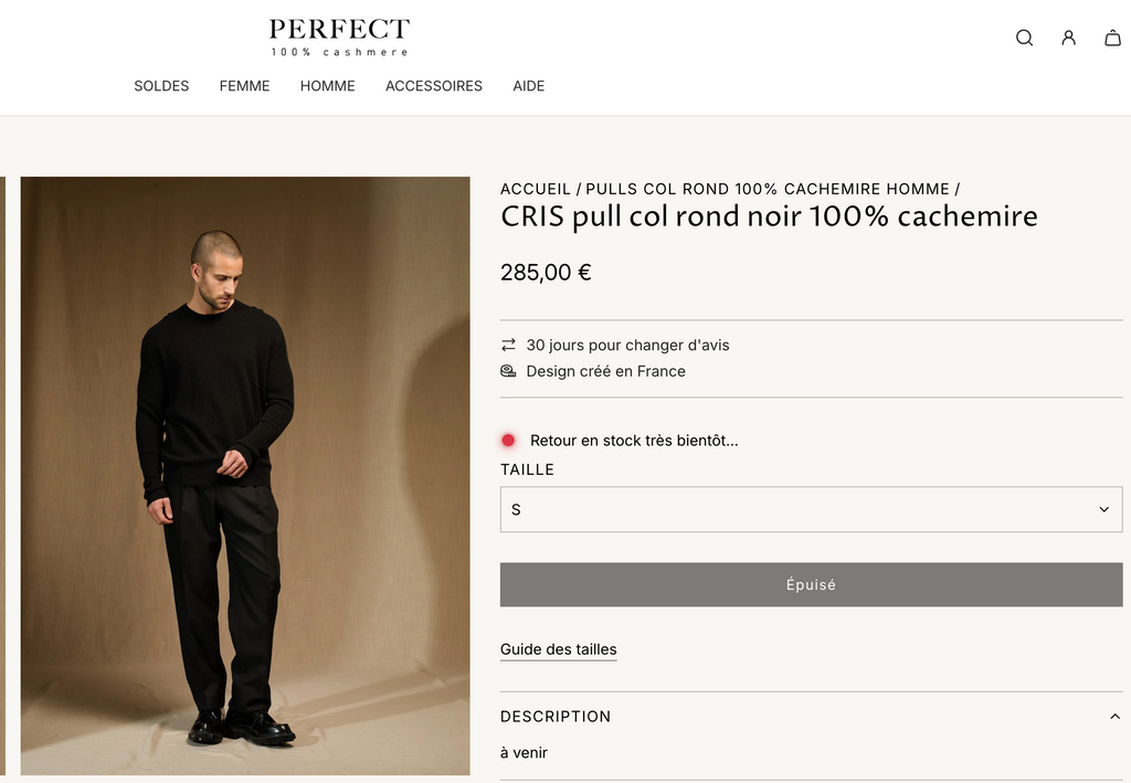 PERFECT CASHMERE 100% Cashmere sweater, Women M+, NP: ca. 284€