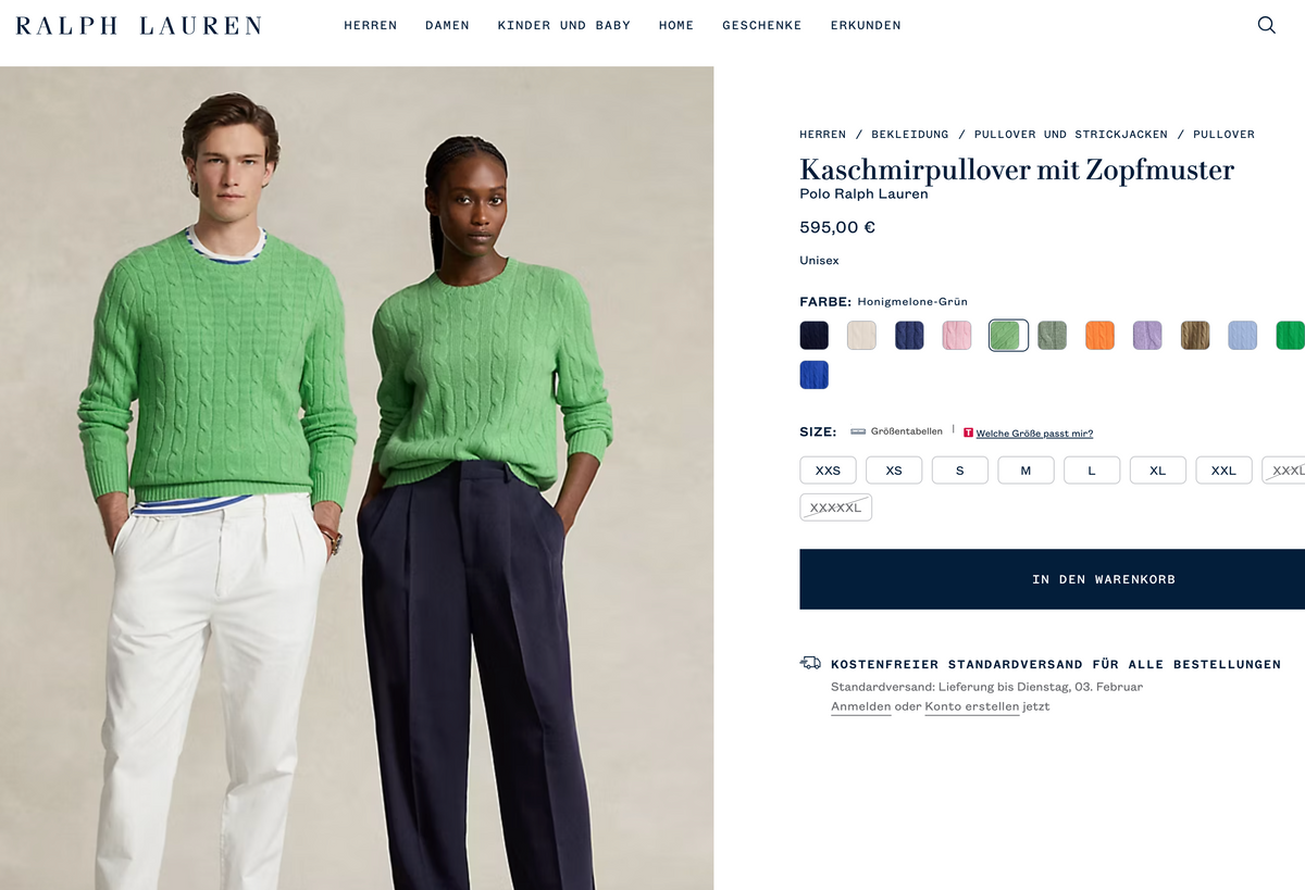 POLO RALPH LAUREN Cashmere Cable Knit Pullover, Women S, NP: 495€