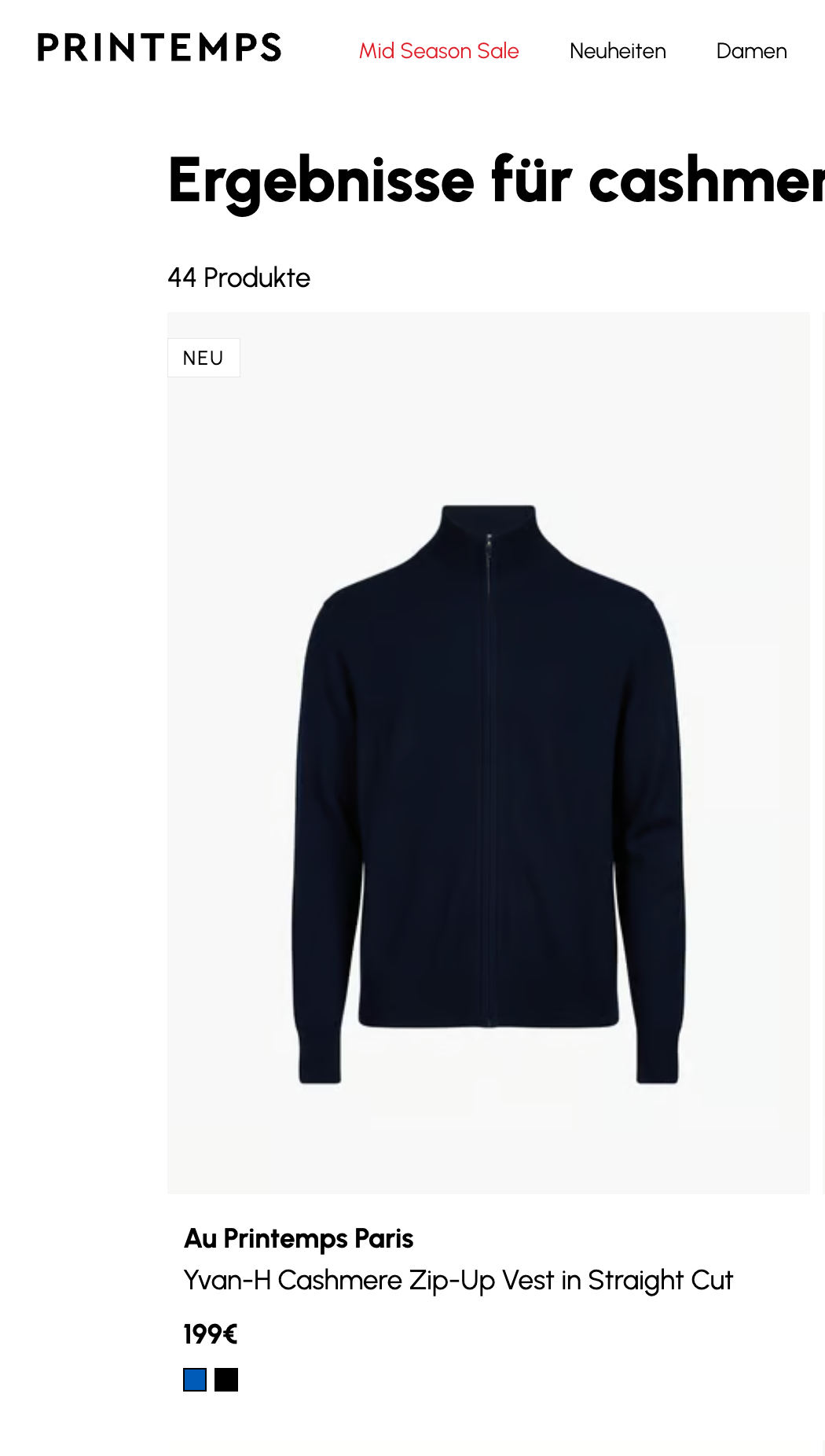 PRINTEMPS, Paris, 100% Cashmere, Women M, NP: 199€
