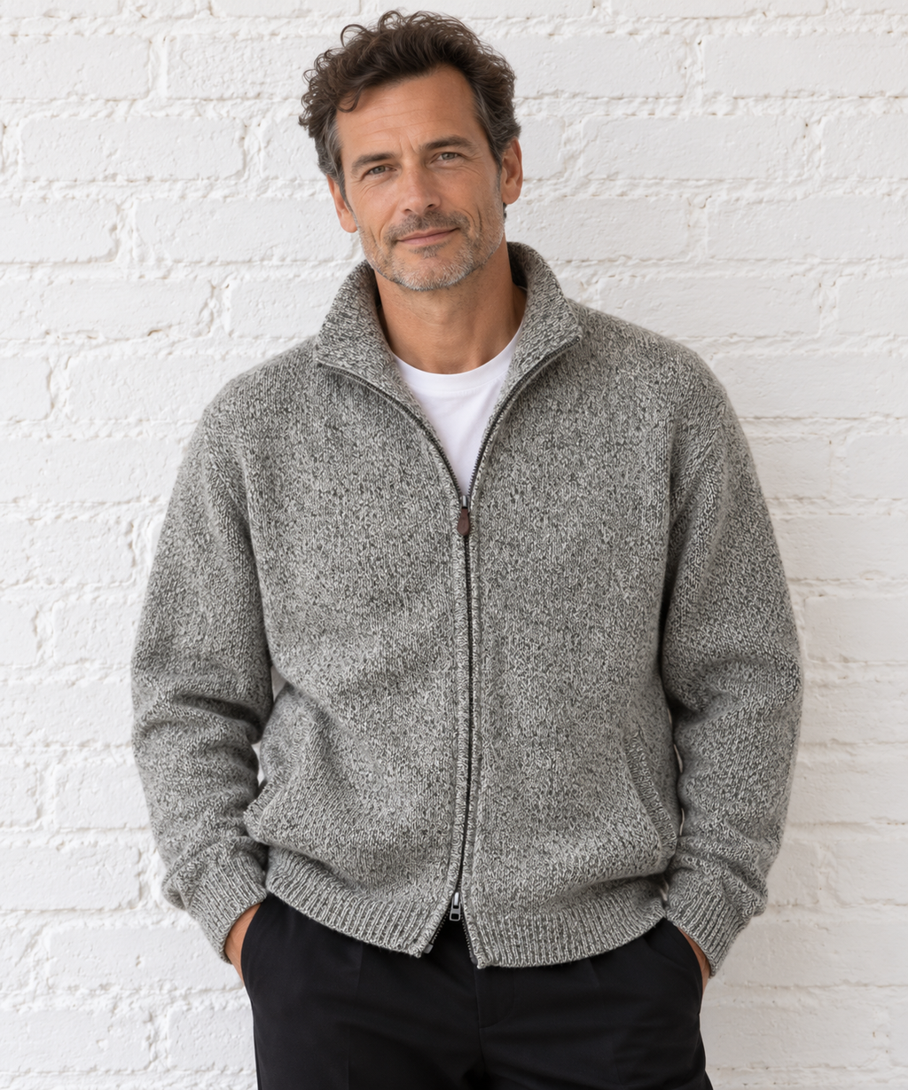 KANGRA, Italy, 100% Cashmere Cardigan, Men XXL, NP: ca. 600€