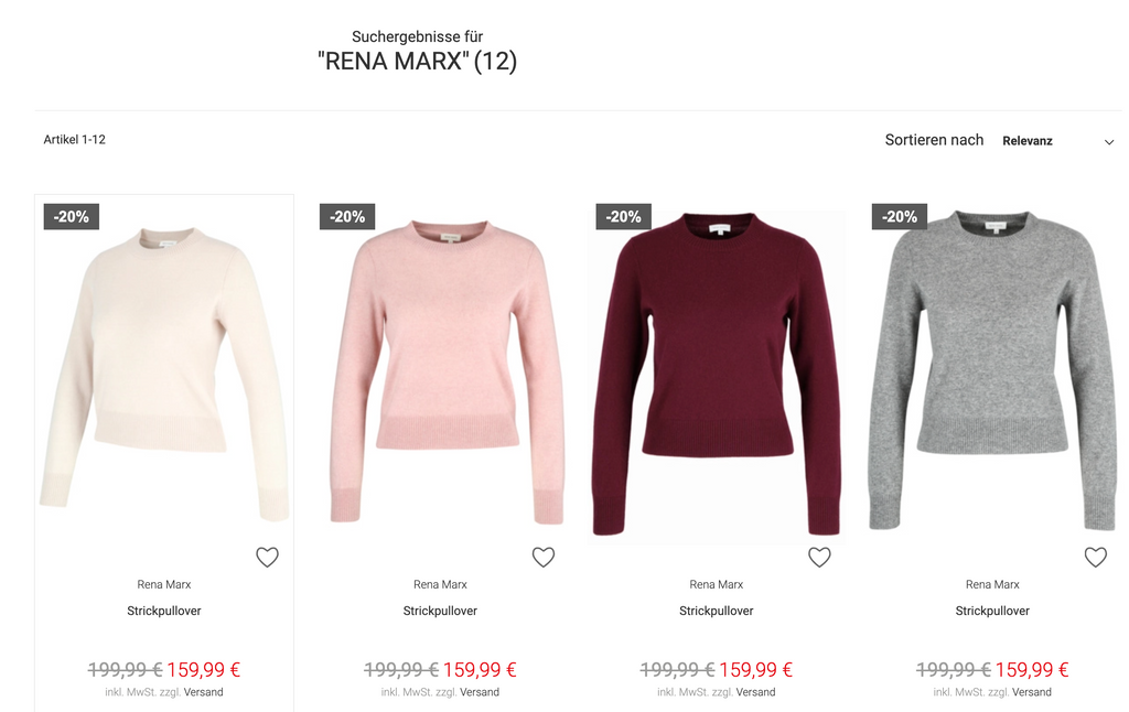RENA AMRX, 100% Cashmere Pullover, Women L, NP: ca. 200€