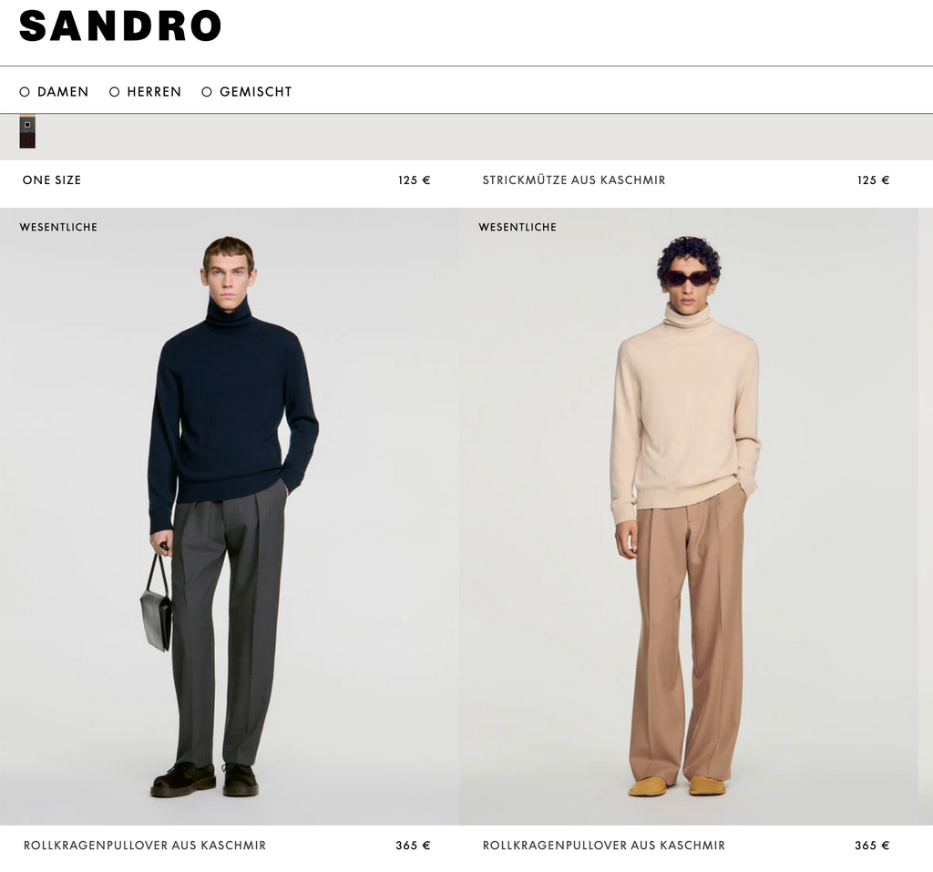 SANDRO, Paris, made in Italy, 100% Cashmere Cardigan, Men M, NP: ca. 365€
