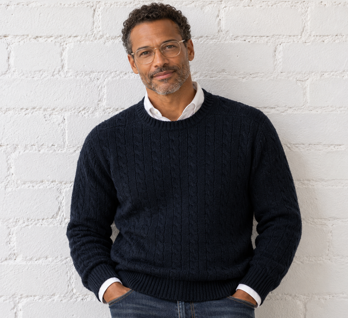 POLO RALPH LAUREN 100% Cashmere Cable Knit Pullover, Men XXL, NP: 595€