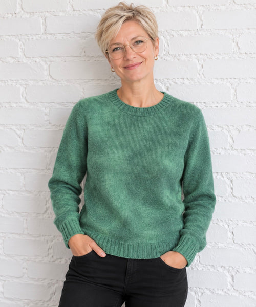 ARAGONA Italy Merino-Cashmere Pullover, Women M