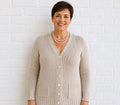 BRUCE FIELD Paris Cashmere Cardigan, Women L