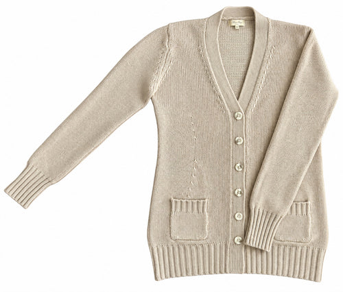 BRUCE FIELD Paris Cashmere Cardigan, Women L