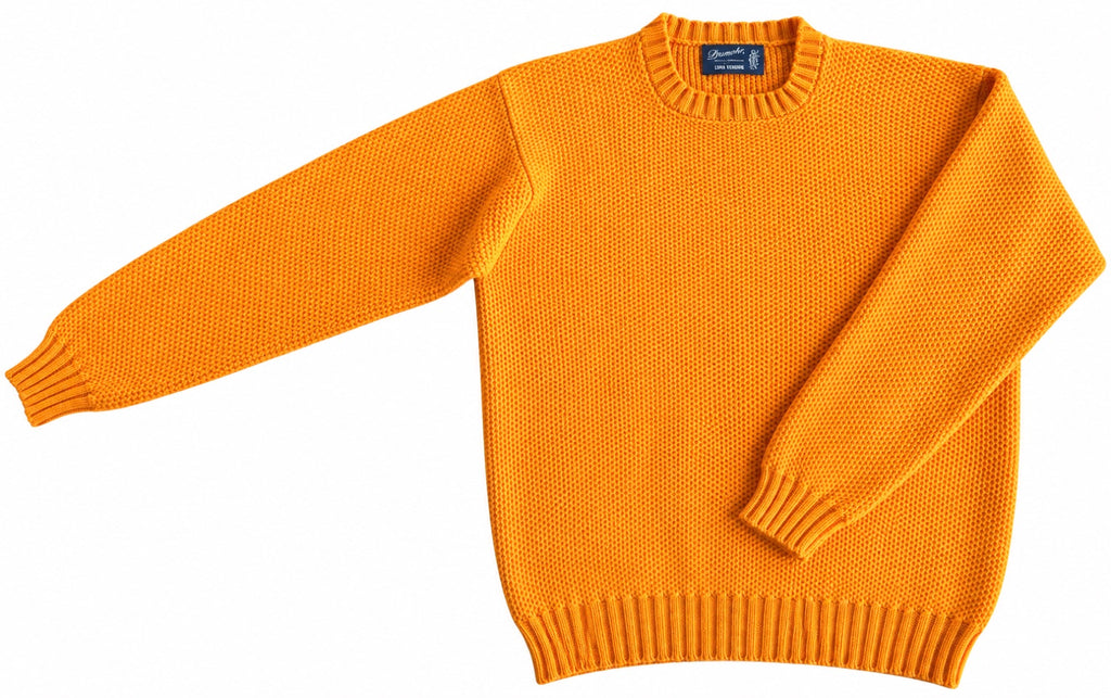 DRUMOHR Scotland Oversized Waffle Knit Cashmere Pullover, Women XL