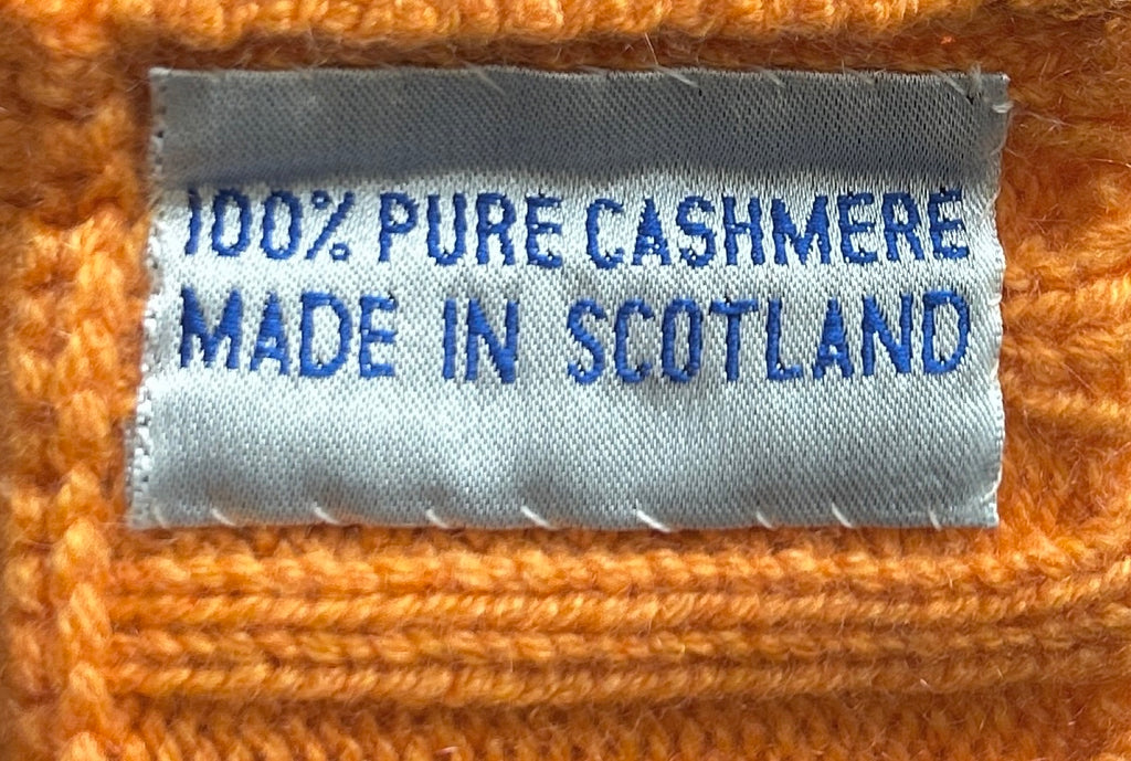 DRUMOHR Scotland Oversized Waffle Knit Cashmere Pullover, Women XL