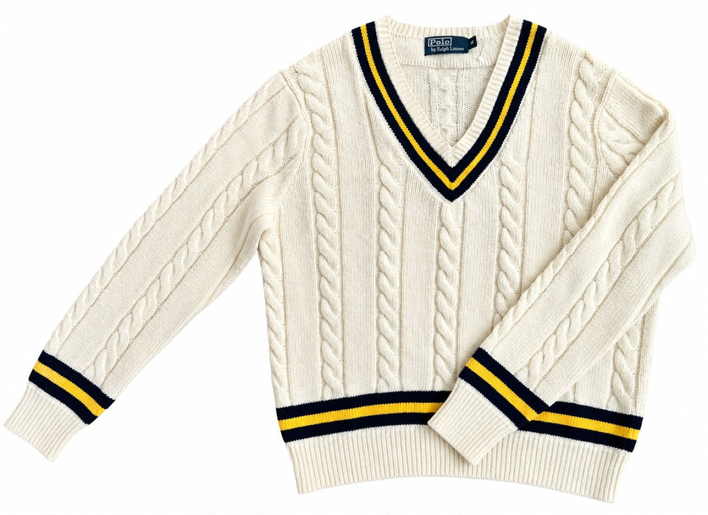 POLO RALPH LAUREN Cotton-Cashmere Cricket Sweater, Men M-L