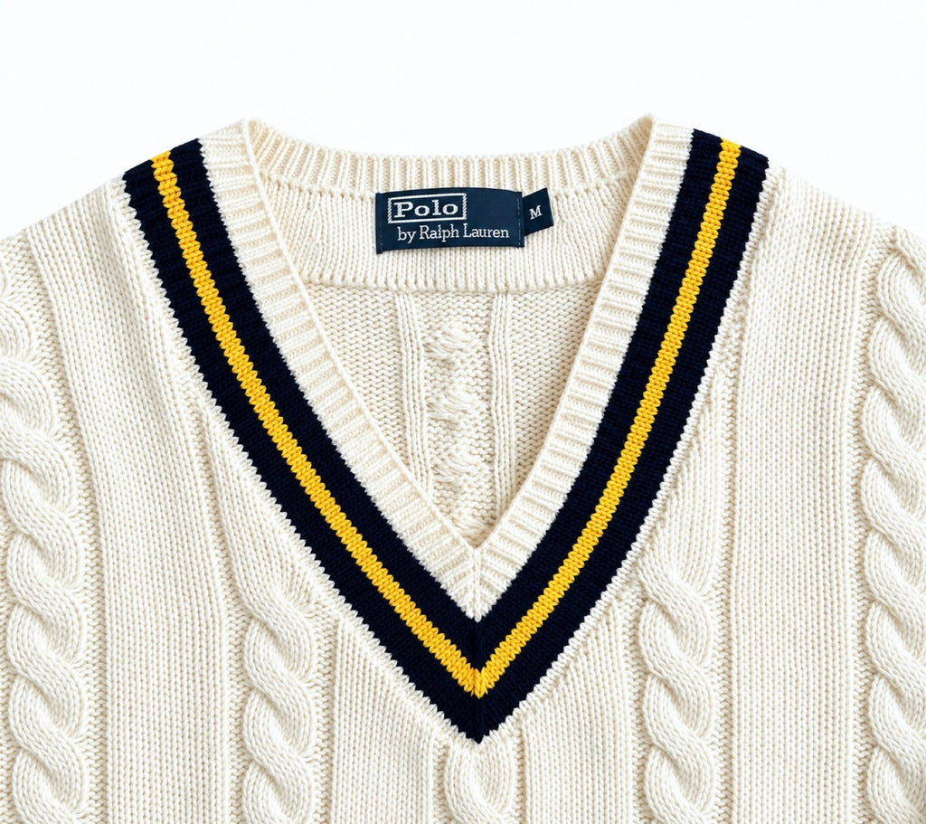 POLO RALPH LAUREN Cotton-Cashmere Cricket Sweater, Men M-L