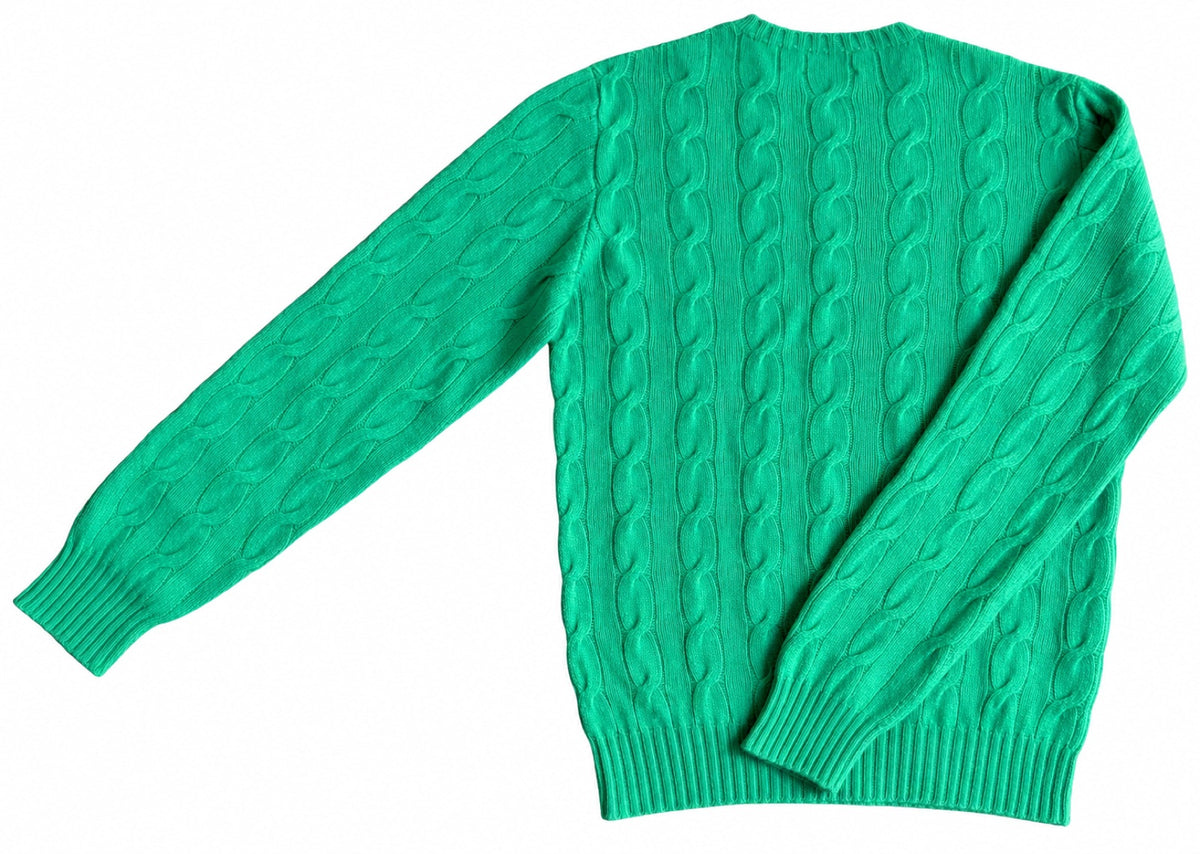RALPH LAUREN COLLECTION Cashmere Cable Pullover, Men S-M