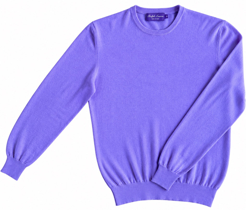 RALPH LAUREN COLLECTION Cashmere Pullover, Women S-M (Lavender)