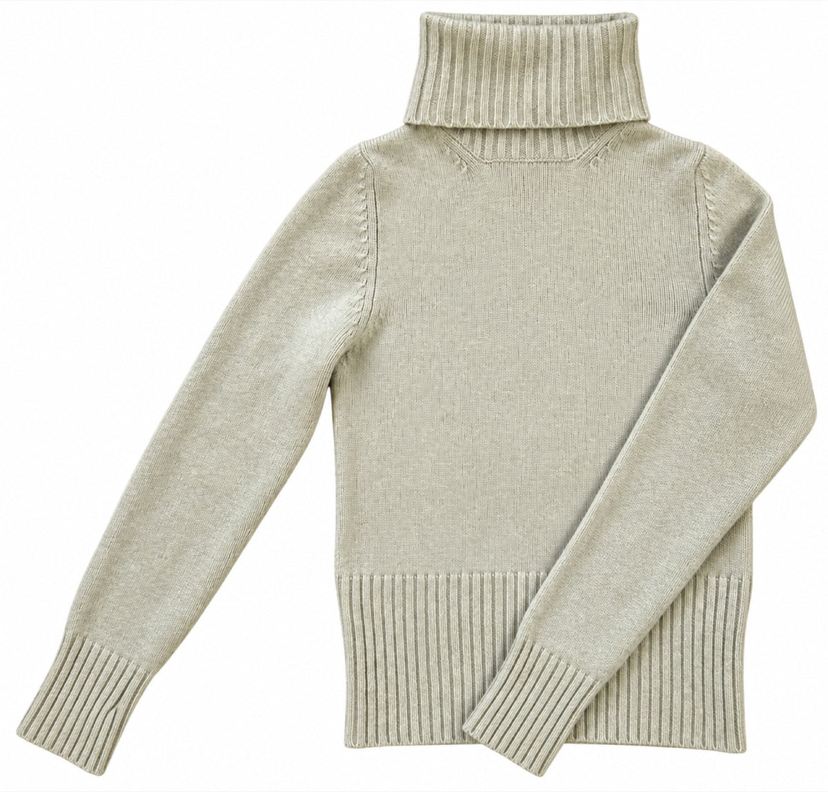 ROLLI CASHMERE Crème Paris Turtleneck, Women XS