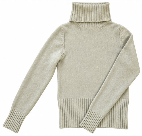 ROLLI CASHMERE Crème Paris Turtleneck, Women XS