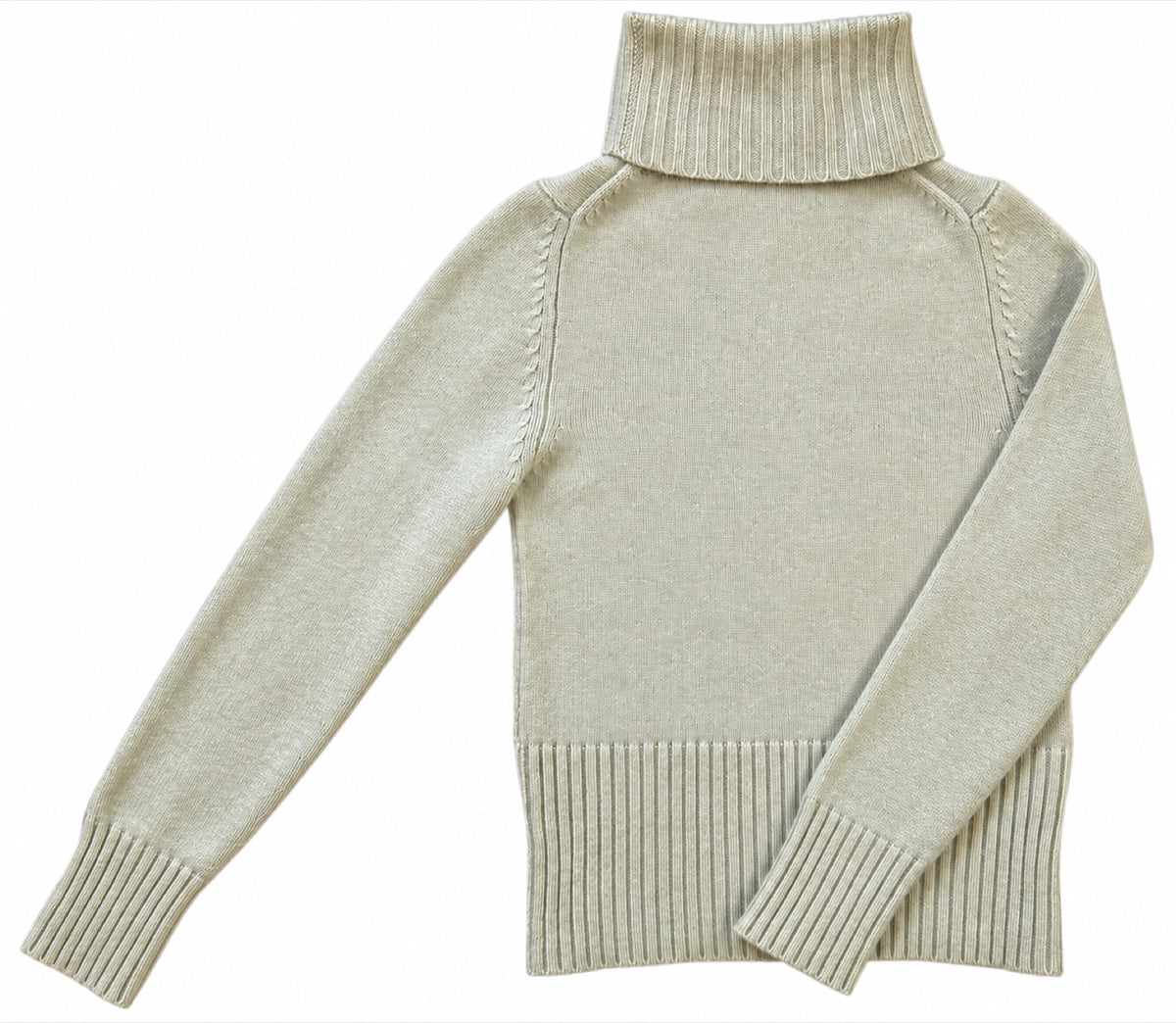 ROLLI CASHMERE Crème Paris Turtleneck, Women XS