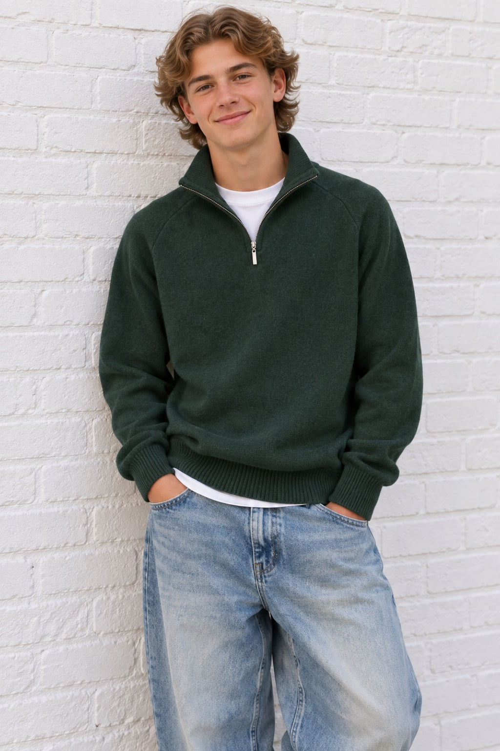 TEX Paris Cashmere Troyer, Men S