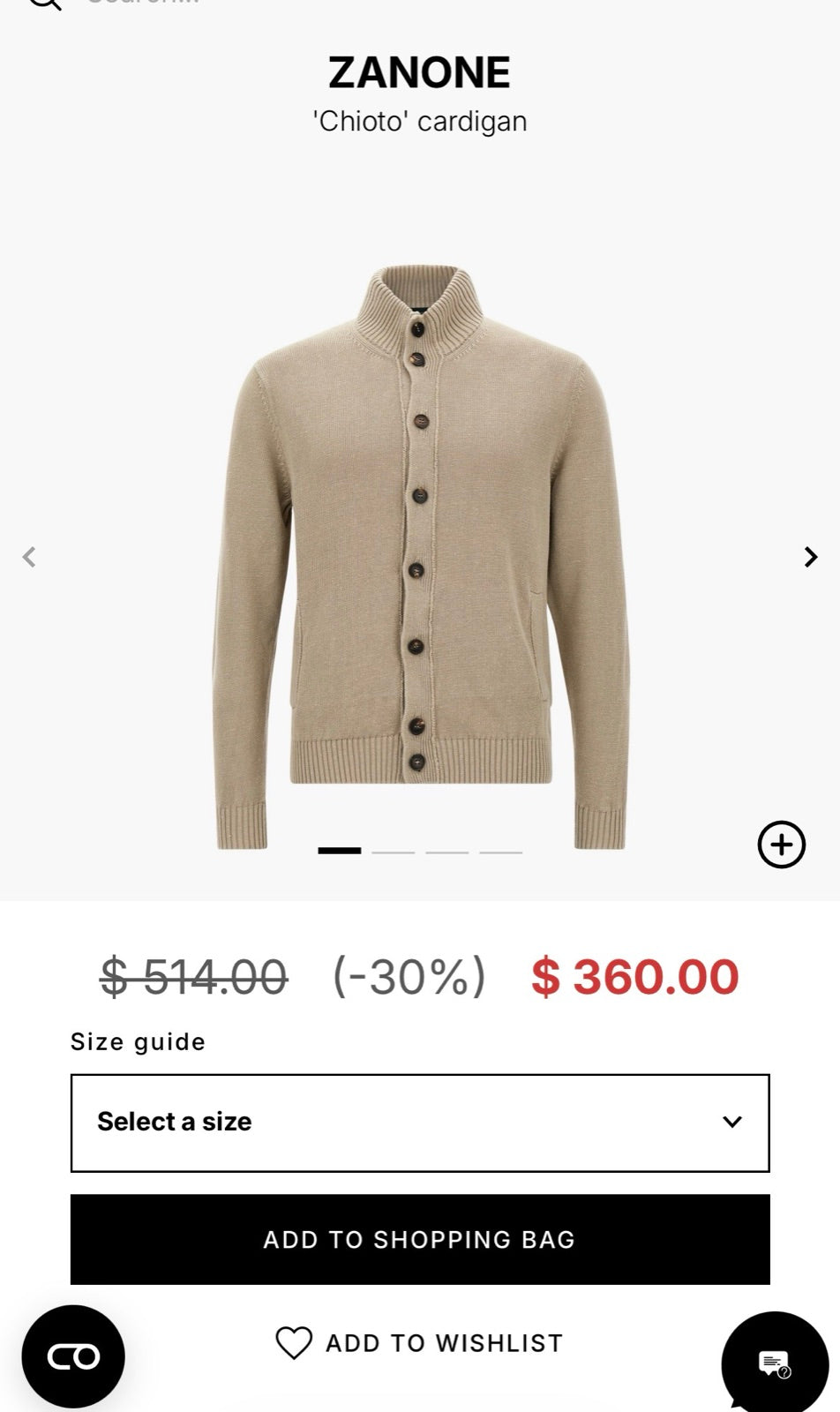 ZANONE Cashmere Pullover, Men S