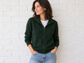 ZWILLINGSHERZ Cashmere Zip Cardigan, Women M